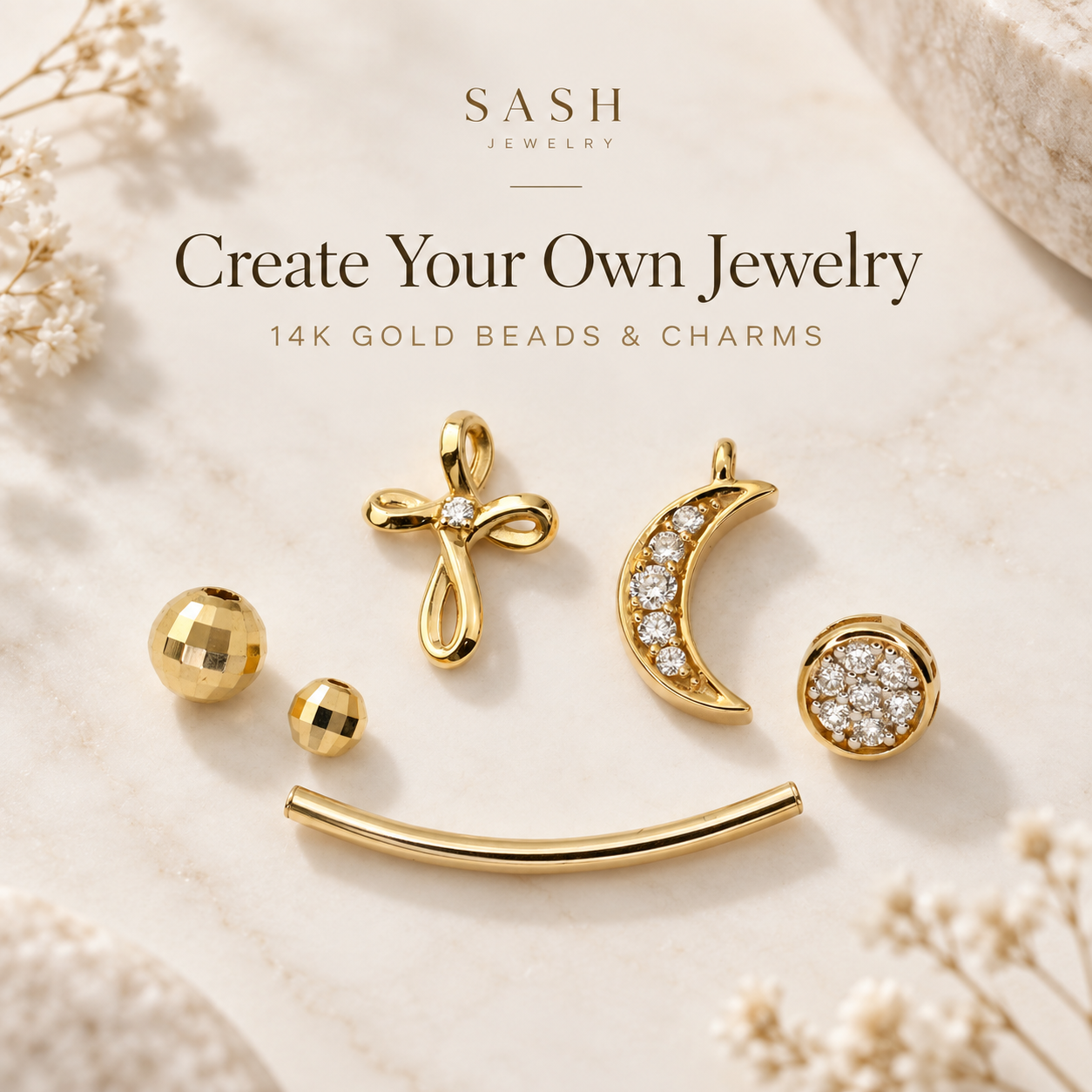 14K Gold Beads