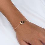 Mother Daughter Bracelet Set – 14K Gold Heart Charm Bracelets - Sash Jewelry