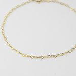 14K Gold Baby Heart Bracelet – Dainty Heart Chain Bracelet for Little Girls - Sash Jewelry