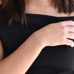 14K Gold Clover Bracelet - Sash Jewelry