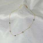 14K Gold Clover Necklace - Sash Jewelry