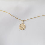 14K Gold Compass Necklace - Sash Jewelry