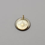 14K Gold Compass Necklace – Solid Gold Minimalist Charm - Sash Jewelry