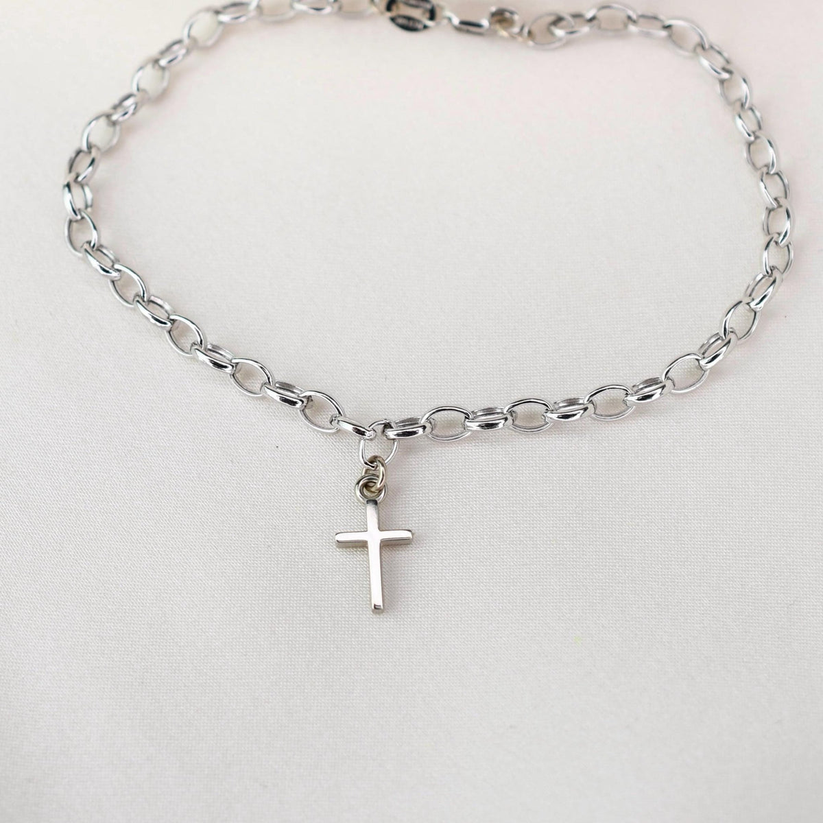 14K Gold Cross Bracelet - Sash Jewelry