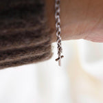 14K Gold Cross Bracelet - Sash Jewelry