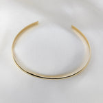 14K Gold Cuff Bracelet — Men’s Minimalist Cuff - Sash Jewelry
