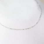 14K Gold Dainty Bracelet – 1.2mm Flat Oval Chain - Sash Jewelry