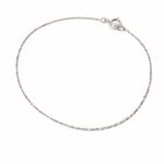 14K Gold Dainty Chain Bracelet – 0.9mm Minimal Bracelet - Sash Jewelry