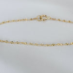 14K Gold Dainty Chain Bracelet - Sash Jewelry