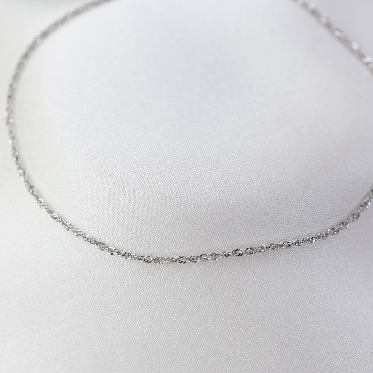 14K Gold Dainty Sparkle Chain Bracelet - Sash Jewelry