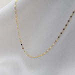 14K Gold Delicate Necklace - Sash Jewelry