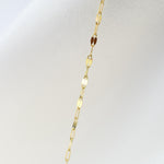 14K Gold Delicate Necklace - Sash Jewelry