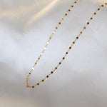 14K Gold Delicate Necklace - Sash Jewelry
