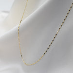 14K Gold Delicate Necklace - Sash Jewelry
