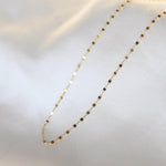 14K Gold Delicate Necklace - Sash Jewelry