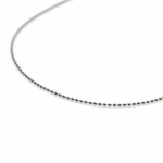 14K Gold Diamond Cut Bead Chain Bracelet - 1.1mm Bead Chain Bracelet - Sash Jewelry