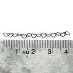 14K Gold Heart Chain Bracelet - Sash Jewelry