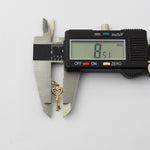 14K Gold Heart Key Charm – Solid Gold Love Key Charm - Sash Jewelry