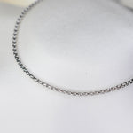 14K Gold Men’s Rounded Box Chain Bracelet – 1.7mm Solid Yellow Gold Bracelet with Lobster Clasp - Sash Jewelry