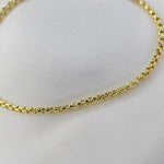 14K Gold Men’s Rounded Box Chain Necklace – 1.7mm Yellow Gold or White Gold Chain - Sash Jewelry