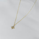 14K Gold North Star Necklace - Sash Jewelry