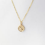 14K Gold North Star Necklace – Compass & Travel Jewelry - Sash Jewelry
