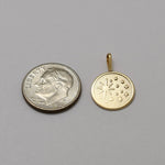 14K Gold North Star Necklace – Solid Gold Minimalist Charm Necklace - Sash Jewelry