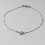14K Gold Star and Moon Bracelet – Diamond Celestial Bracelet - Sash Jewelry