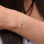 14K Gold Star and Moon Bracelet – Diamond Celestial Bracelet - Sash Jewelry