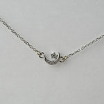 14K Gold Star and Moon Bracelet – Diamond Celestial Bracelet - Sash Jewelry