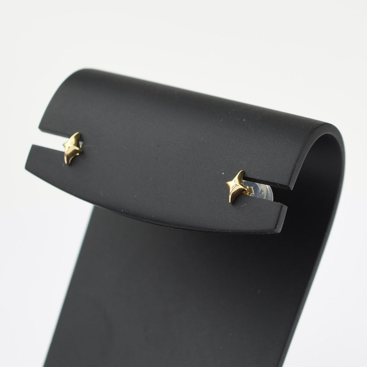 14K Gold Star Threader Earrings – Solid Gold Chain Drop Earrings - Sash Jewelry