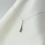 14K Gold Teardrop Pendant Necklace - Sash Jewelry