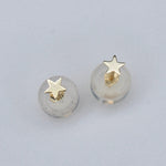 14k Gold Tiny Star Earrings - Sash Jewelry
