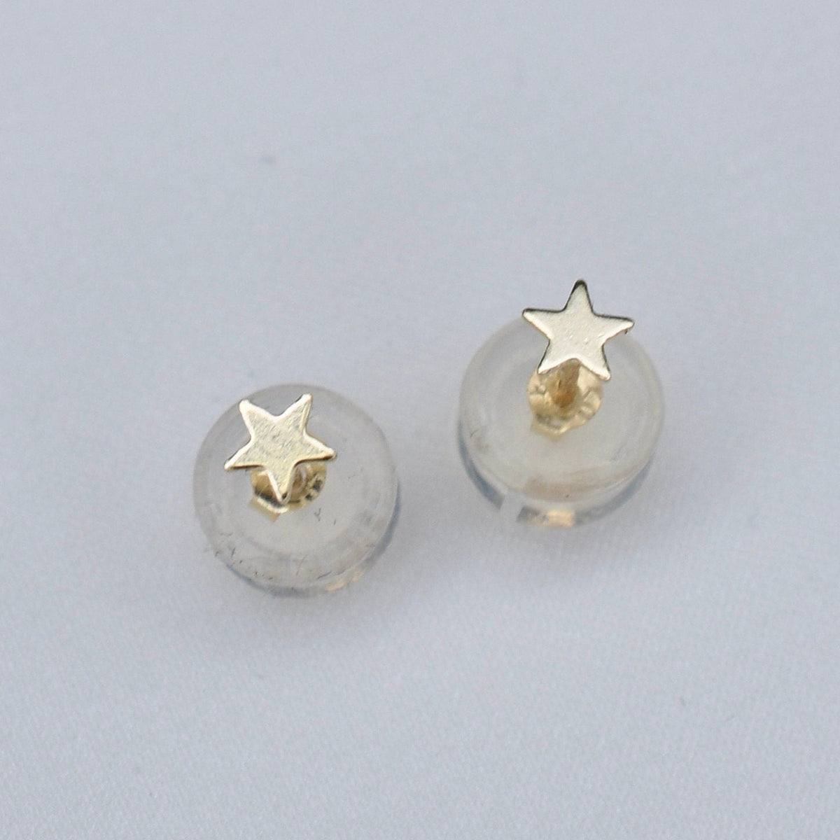 14k Gold Tiny Star Earrings - Sash Jewelry