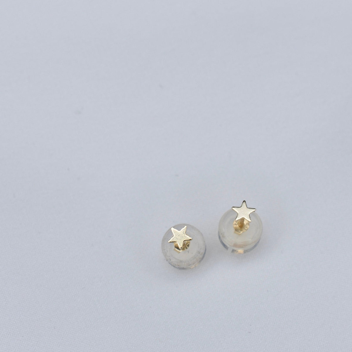 14k Gold Tiny Star Earrings - Sash Jewelry