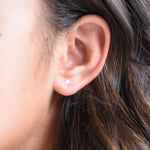 14k Gold Tiny Star Earrings - Sash Jewelry