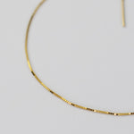 14K Solid Gold Add-A-Bead Bracelet – 0.5mm Box Chain - Sash Jewelry