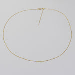 14K Solid Gold Add-A-Bead Necklace – 0.5mm Box Chain, Create Your Own Personalized Necklace - Sash Jewelry