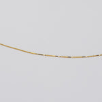 14K Solid Gold Add-A-Bead Necklace – 0.5mm Box Chain, Create Your Own Personalized Necklace - Sash Jewelry