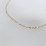 14K Solid Gold Dainty Bracelet – 1mm Diamond Cut Cable Chain Sparkle Bracelet - Sash Jewelry