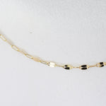 14K Solid Gold Dapped Link & Drawn Cable Chain Bracelet - Sash Jewelry