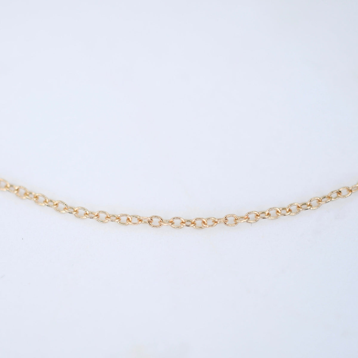 14K Solid Gold Delicate Chain Bracelet – 1mm Cable Chain Bracelet - Sash Jewelry