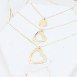 14K Solid Gold Generations Necklace Set - Sash Jewelry