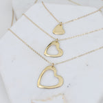 14K Solid Gold Generations Necklace Set - Sash Jewelry
