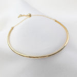 14K Solid Gold Hammered Bar Bracelet – Dainty Gold Bar Bracelet with Tiny Heart Charm - Sash Jewelry