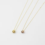 14K Solid Gold Love Knot Necklace – Dainty Yellow Gold or Three-Tone Knot Necklace - Sash Jewelry