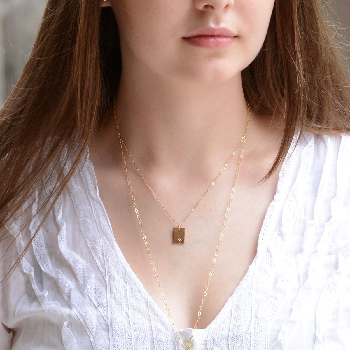 14K Solid Gold Personalized Initial Necklace for Mom - Sash Jewelry