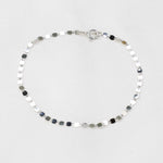 14K Solid Gold Sparkle Bracelet – Dainty Oval Mirror Link Chain Bracelet - Sash Jewelry