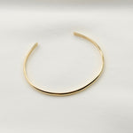 14K Solid Gold Cuff Bracelet, Minimalist Cuff Bracelet, Delicate cuff bracelet - Sash Jewelry