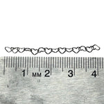 14K Gold Heart Chain Bracelet - Sash Jewelry